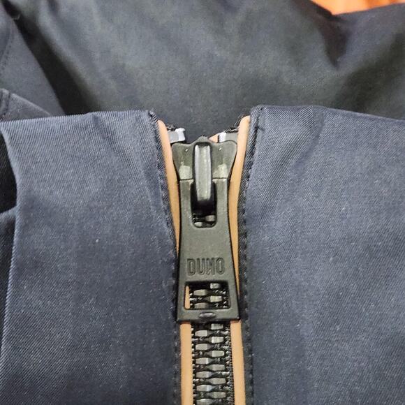 Duno Jacket Mens L? Brown Plaid Hooded Puffer Winter Coat Down Insulated Warm - Picture 7 of 16